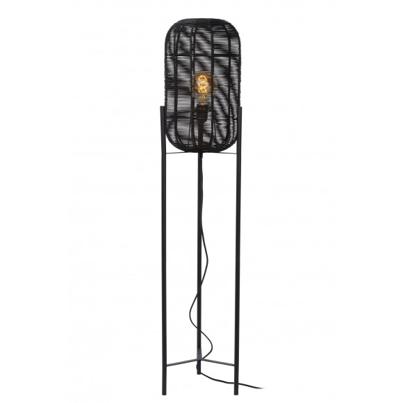 Lucide 03741/01/30 HERMINE állólámpa H1250mm | 1xE27 - fekete
