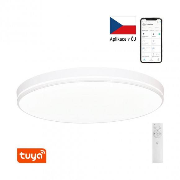 Immax NEO LITE 07149-W51 LED mennyezeti lámpa Területek 1x48W | 3360lm | 2700-6500K - szabályozható, távirányítás, WiFi, fehér