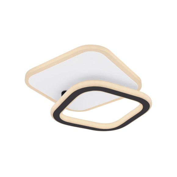 Globo 48018-30 LED mennyezeti lámpa Levana 1x30W | 1700lm | 3000K - fehér, fekete, opál