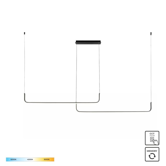 Zuma Line 003064-026653 LED mennyezeti függőlámpa RIKE integrált LED forrás