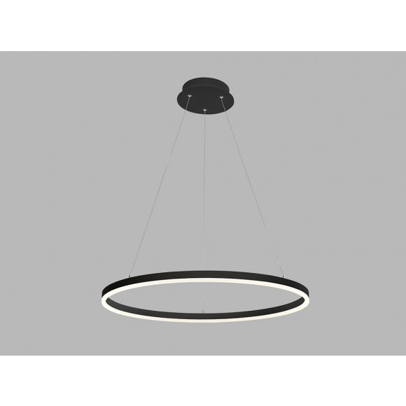 LED2 3271033D LED mennyezeti függőlámpa Circle 80 P-Z 1x62W | 5540lm | 3000K | IP20 - szabályozható, fekete