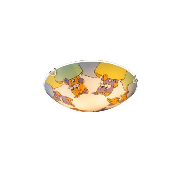 Globo 40606 gyermek mennyezeti lámpa Kiddy 1x60W | E27 - színes