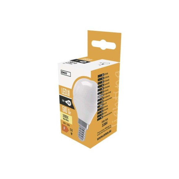 EMOS ZL3904 LED izzó Basic | 6W E14 | 510lm | 3000K