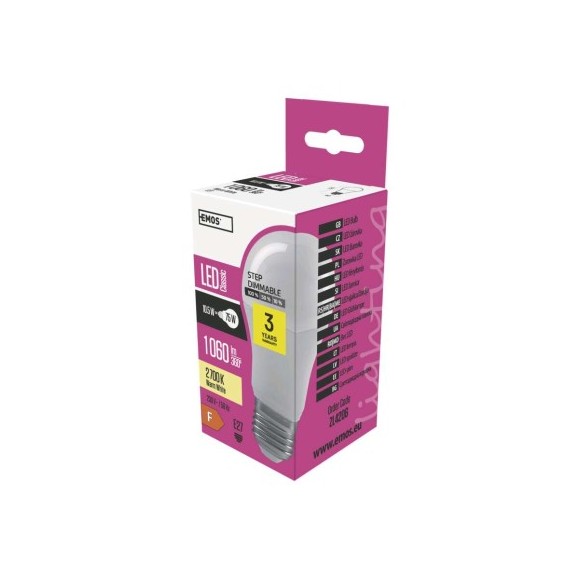 EMOS ZL4206 LED izzó Classic | 11W E27 | 1060lm | 2700K