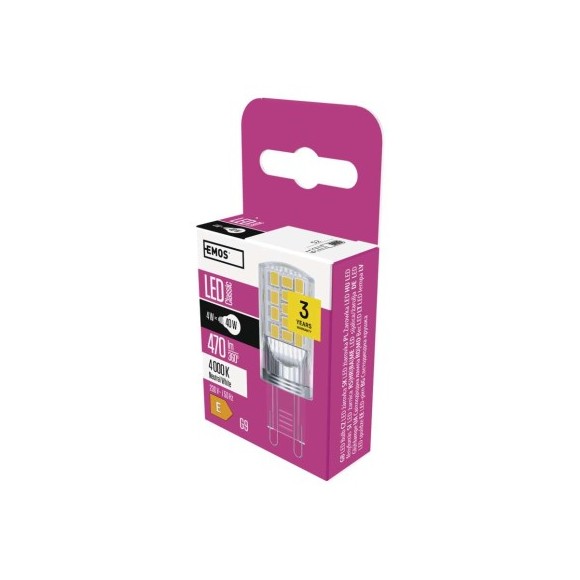 EMOS ZQ9545 LED izzó Classic | 4W G9 | 470lm | 4000K