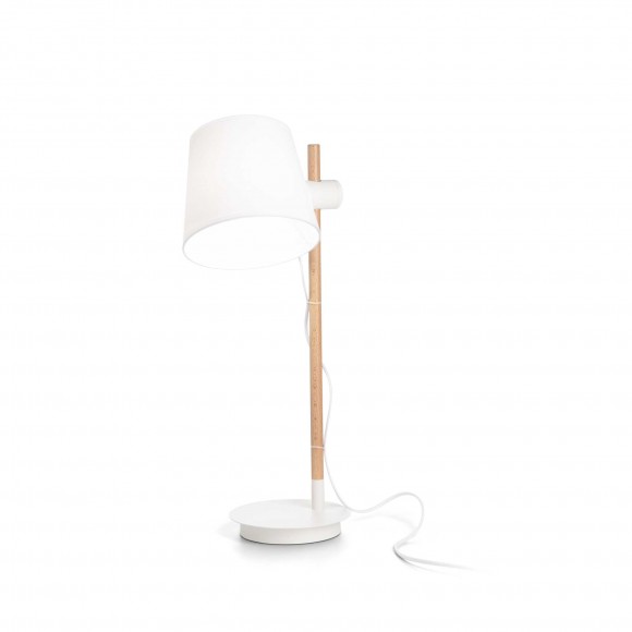 Ideal Lux 282091 asztali lámpa Axel tl1 1x60W | E27 - billenőkapcsoló, fehér