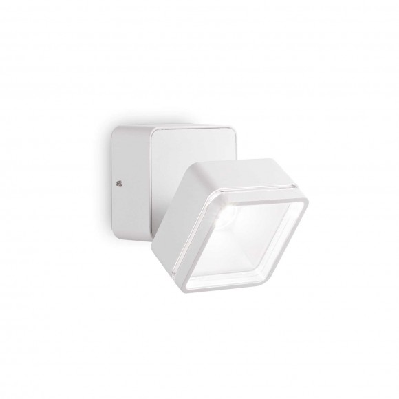 Ideal Lux 285528 LED kültéri fali lámpa Omega Ap Square 1x7W | 650lm | 4000K | IP54 - fehér