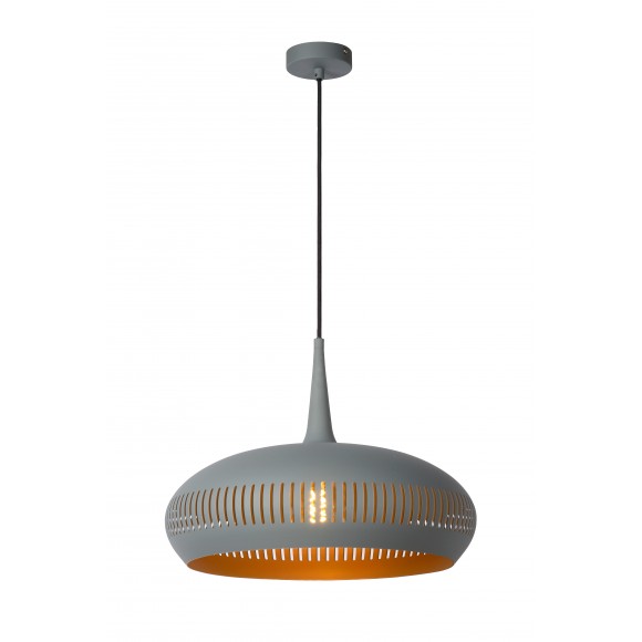 Lucide 30492/45/36 RAYCO mennyezeti függőlámpa D450mm | 1xE27 - szürke