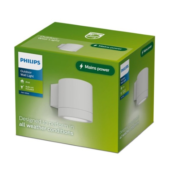 Philips 8721103104953 kültéri fali lámpa Fylx  GU10 | fehér