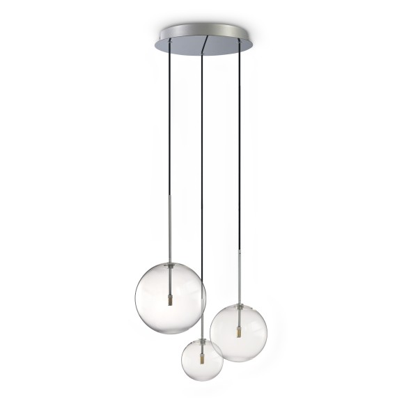 Ideal lux 339696 mennyezeti függőlámpa EQUINOXE  G4 | a kábelen | króm
