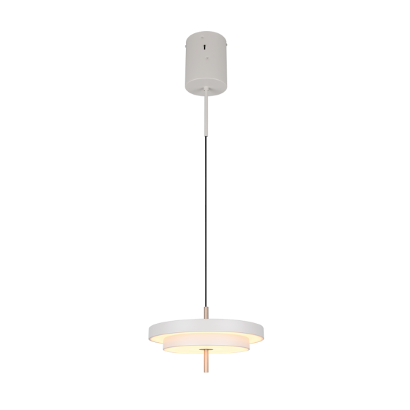 Trio T340219176 LED mennyezeti függőlámpa KEATON  | 34W integrált LED forrás | 1x4000lm | 2300+3000+4000K | a kábelen | Trio - SwitchDimmer | szürke