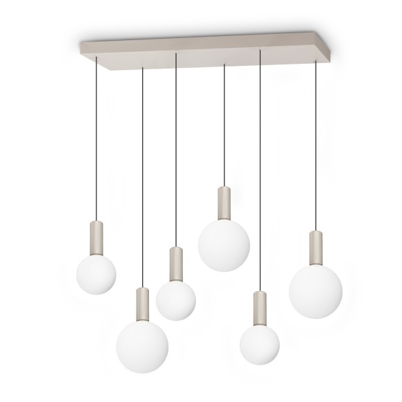 Ideal lux 349220 LED mennyezeti függőlámpa ODEON  | 39W integrált LED forrás | 2990lm | 3000K | a kábelen | fehér