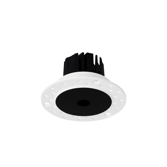 Ideal lux 356129 LED süllyeszthető lámpa INFINITY | 7W integrált LED forrás | 270lm | 3000K | fekete