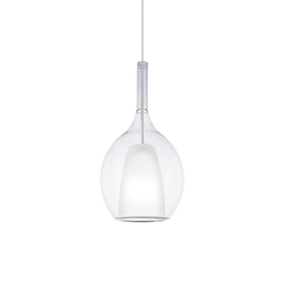 Ideal lux 360034 mennyezeti függőlámpa KALIQUE E27 | lehúzható | a kábelen | fehér