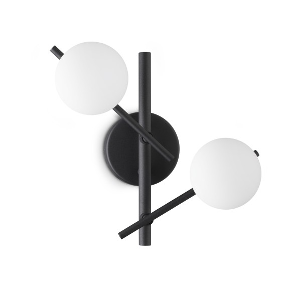 Ideal lux 365077 fali lámpa ATLAS  G9 | fekete