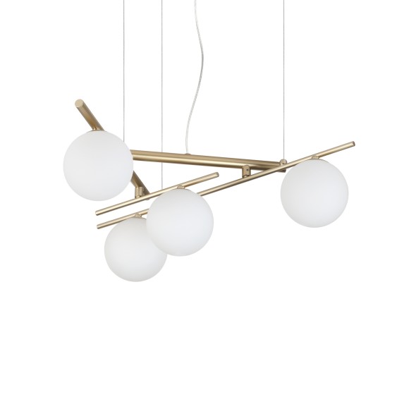 Ideal lux 365107 mennyezeti függőlámpa ATLAS  G9 | lehúzható | a kábelen | aranyszínű