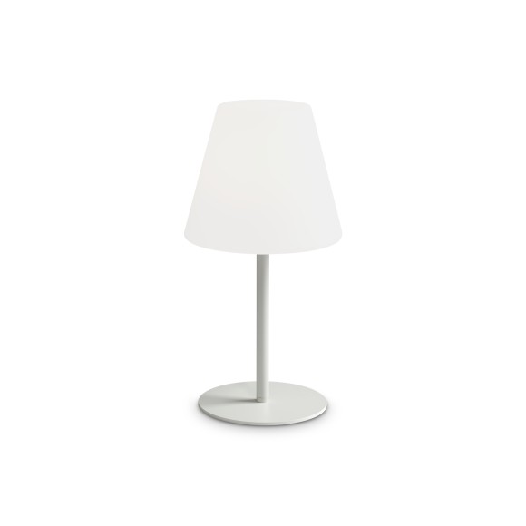 Ideal lux 365756 kültéri asztali lámpa ARCADIA  E27 | kapcsolóval | fehér