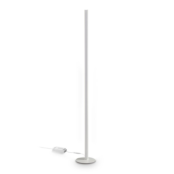 Ideal lux 366111 LED állólámpa DORICA  | 50W integrált LED forrás | 3310lm | 3000K | kapcsolóval | fehér