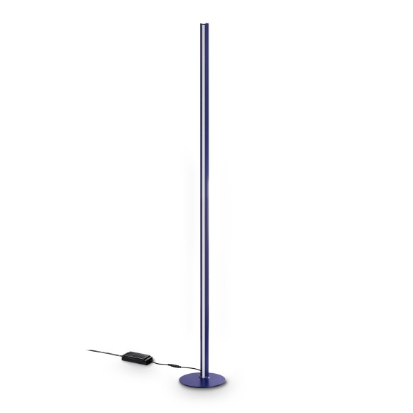 Ideal lux 366135 LED állólámpa DORICA  | 50W integrált LED forrás | 2150lm | 3000K | kapcsolóval | kék