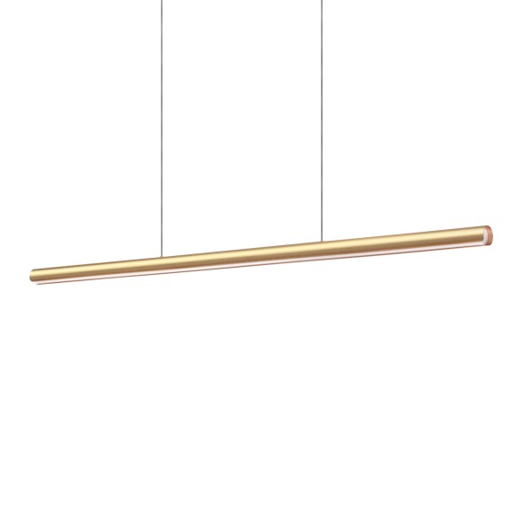 Ideal lux 366432 LED mennyezeti függőlámpa DORICA  | 35W integrált LED forrás | 1470lm | 3000K | lehúzható | a kábelen | réz