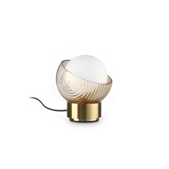 Ideal lux 366500 asztali lámpa BLOOM  G9 | kapcsolóval | bronz
