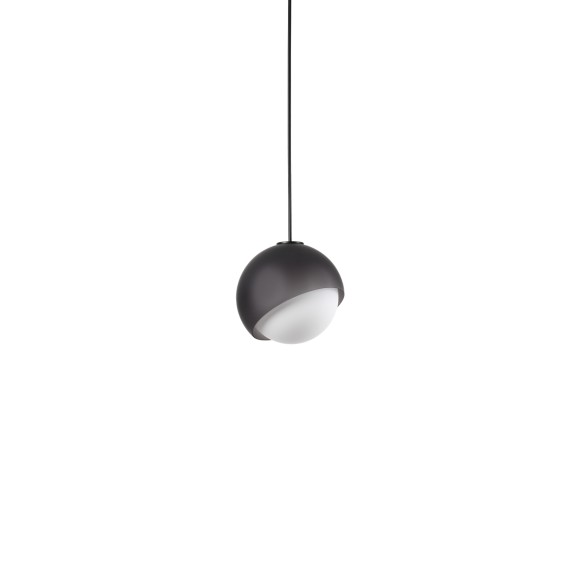 Ideal lux 366654 mennyezeti függőlámpa BLOOM  E27 | lehúzható | a kábelen | fekete