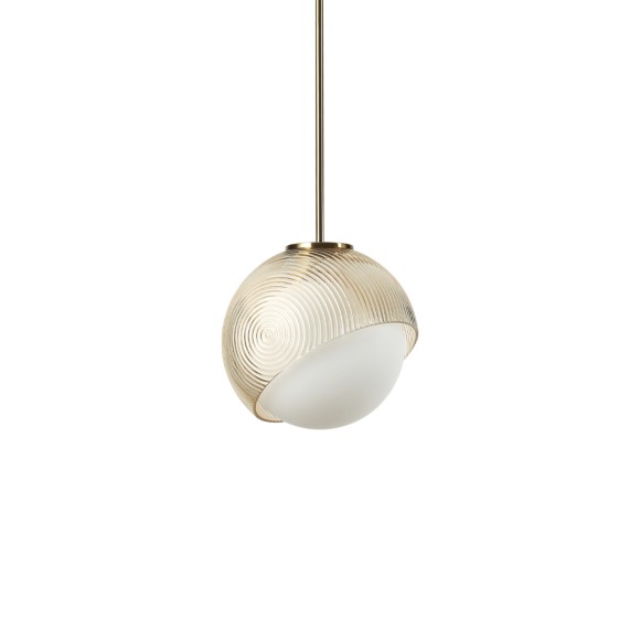 Ideal lux 366661 mennyezeti függőlámpa BLOOM  E27 | lehúzható | a kábelen | bronz