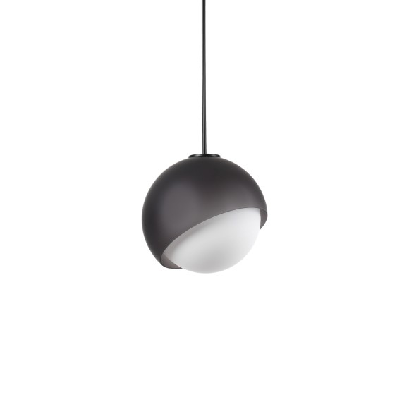 Ideal lux 366678 mennyezeti függőlámpa BLOOM  E27 | lehúzható | a kábelen | fekete