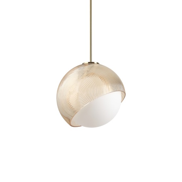 Ideal lux 366685 mennyezeti függőlámpa BLOOM  E27 | lehúzható | a kábelen | bronz