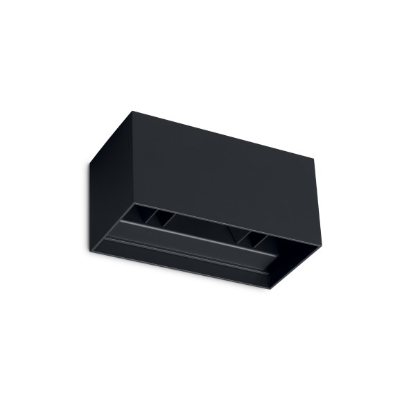 Ideal lux 366906 LED kültéri fali lámpa ATOM  | 25W integrált LED forrás | 1440lm | 4000K | fekete