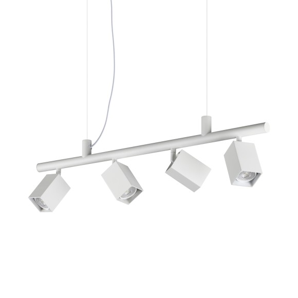 Ideal lux 367453 mennyezeti függőlámpa DYNAMITE  GU10 | lehúzható | a kábelen | fehér