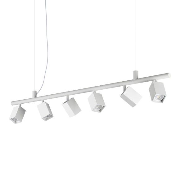 Ideal lux 367460 mennyezeti függőlámpa DYNAMITE  GU10 | lehúzható | a kábelen | fehér