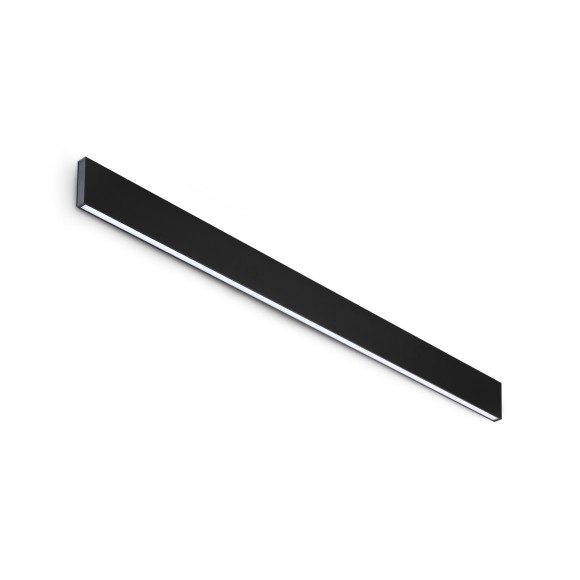 Ideal lux 367576 LED mennyezetre szerelhető lámpa STEEL  | 29W integrált LED forrás | 2310lm | 3000K | fekete