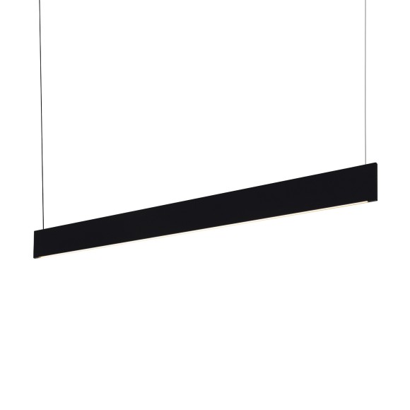 Ideal lux 368818 LED mennyezeti függőlámpa STEEL  | 24W integrált LED forrás | 1310lm | 3000K | lehúzható | a kábelen | fekete