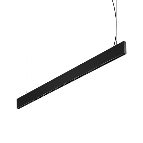 Ideal lux 368931 LED mennyezeti függőlámpa STEEL  | 30W integrált LED forrás | 2870lm | 3000K | lehúzható | a kábelen | fekete