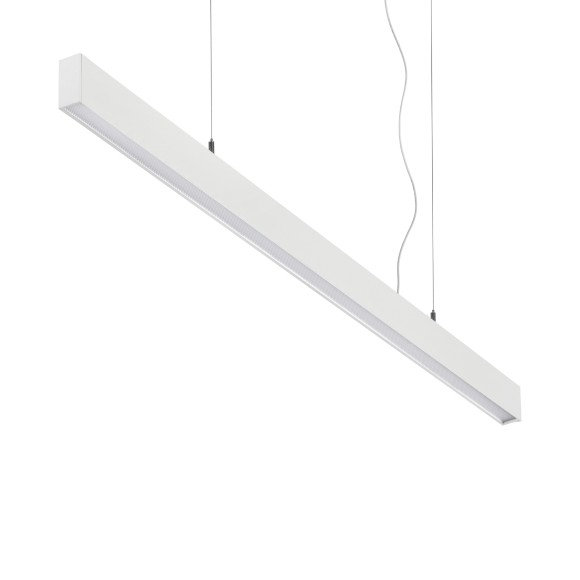 Ideal lux 369129 LED mennyezeti függőlámpa OFFICE  | 30W integrált LED forrás | 2440lm | 3000K | lehúzható | a kábelen | fehér