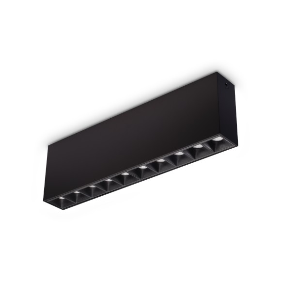 Ideal lux 369945 LED mennyezeti spotlámpa LIKA  | 21W integrált LED forrás | 1390lm | 3000K | fekete