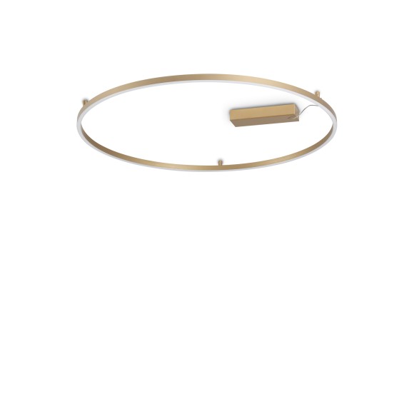 Ideal lux 370279 LED mennyezetre szerelhető lámpa ORACLE  | 53W integrált LED forrás | 2770lm | 3000K | bronz