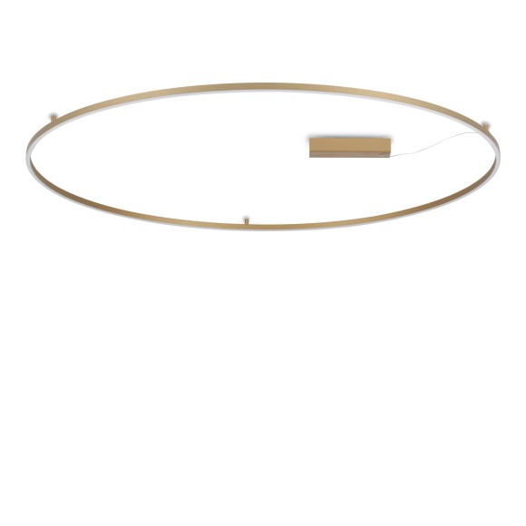 Ideal lux 370330 LED mennyezetre szerelhető lámpa ORACLE  | 81W integrált LED forrás | 4560lm | 3000K | bronz