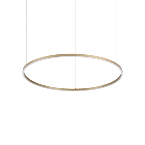 Ideal lux 370514 LED mennyezeti függőlámpa ORACLE  | 53W integrált LED forrás | 2770lm | 3000K | lehúzható | a kábelen | bronz