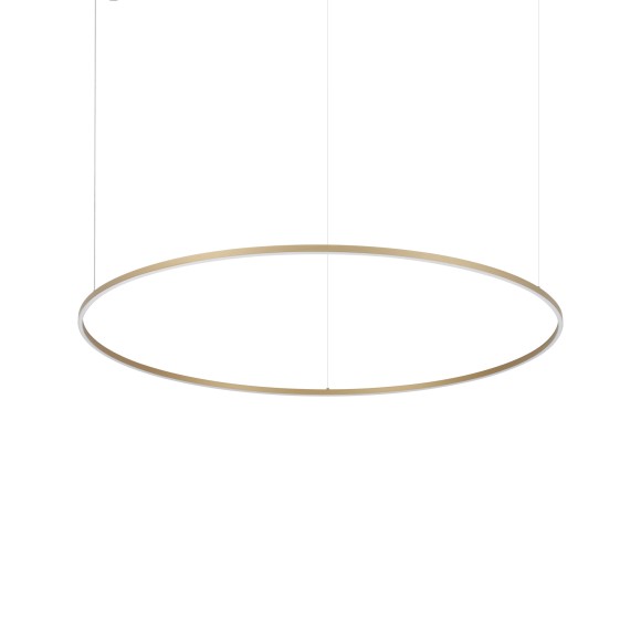 Ideal lux 370569 LED mennyezeti függőlámpa ORACLE  | 81W integrált LED forrás | 4560lm | 3000K | lehúzható | a kábelen | bronz