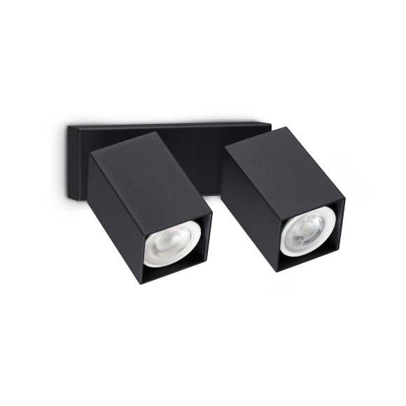 Ideal lux 371238 fali spotlámpa DYNAMITE  GU10 | fekete