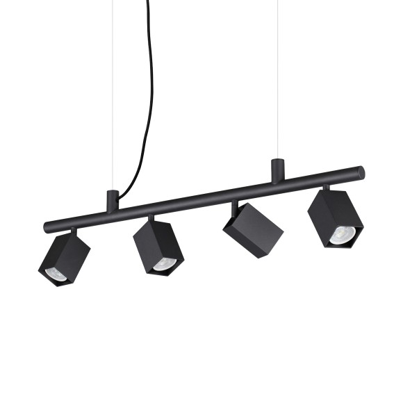 Ideal lux 371382 mennyezeti függőlámpa DYNAMITE  GU10 | lehúzható | a kábelen | fekete