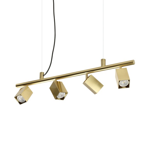 Ideal lux 371399 mennyezeti függőlámpa DYNAMITE  GU10 | lehúzható | a kábelen | bronz