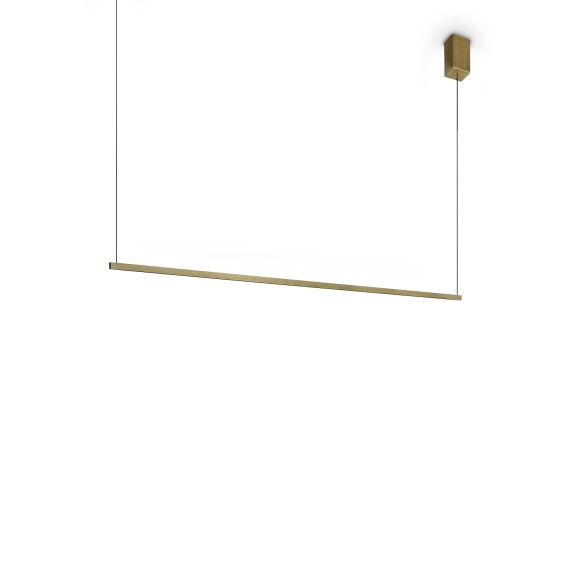 Ideal lux 371856 LED mennyezeti függőlámpa ESSENCE  | 19W integrált LED forrás | 1410lm | 3000K | lehúzható | a kábelen | bronz