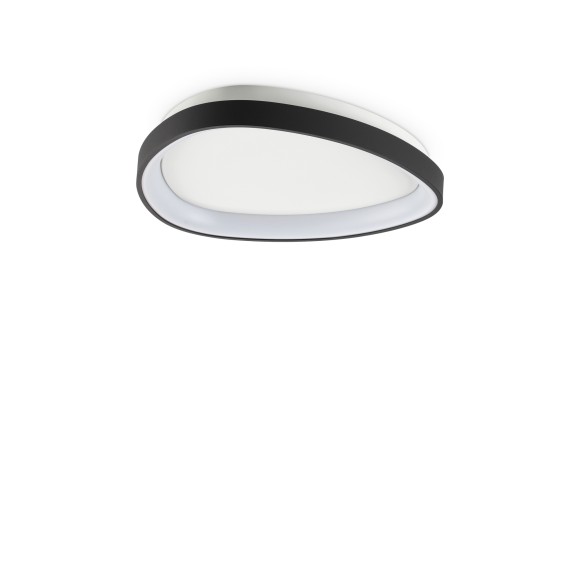 Ideal lux 372044 LED mennyezetre szerelhető lámpa GEMINI  | 24W integrált LED forrás | 1410lm | 4000K | fekete