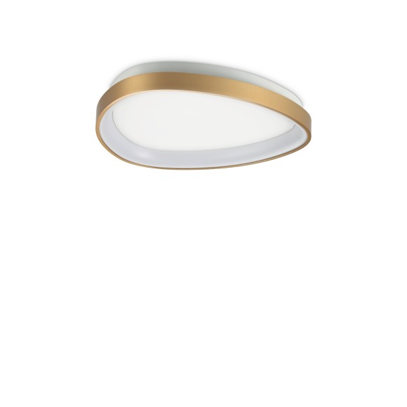 Ideal lux 372051 LED mennyezetre szerelhető lámpa GEMINI  | 24W integrált LED forrás | 1880lm | 4000K | bronz