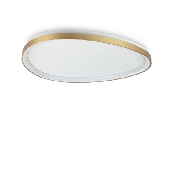 Ideal lux 372112 LED mennyezetre szerelhető lámpa GEMINI  | 42W integrált LED forrás | 3120lm | 4000K | bronz