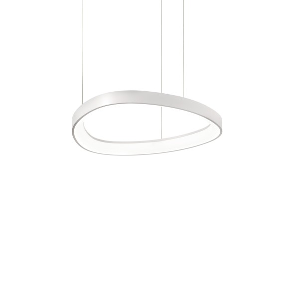 Ideal lux 372129 LED mennyezeti függőlámpa GEMINI  | 36W integrált LED forrás | 3350lm | 4000K | lehúzható | a kábelen | fehér
