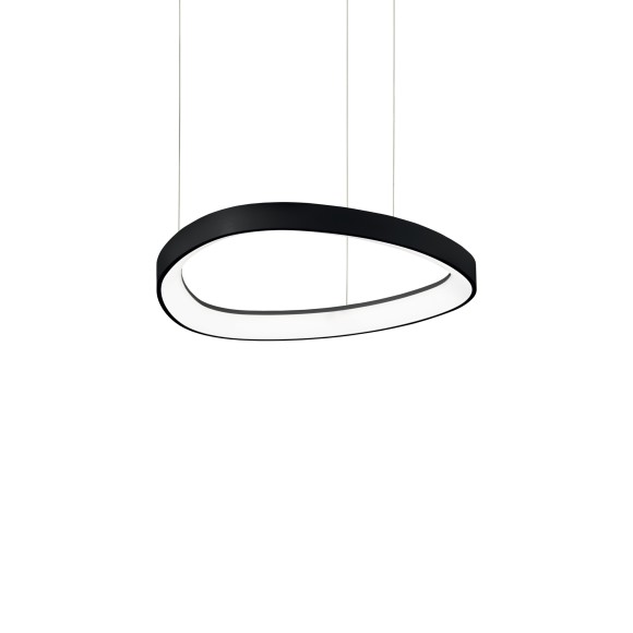 Ideal lux 372136 LED mennyezeti függőlámpa GEMINI  | 36W integrált LED forrás | 2220lm | 4000K | lehúzható | a kábelen | fekete